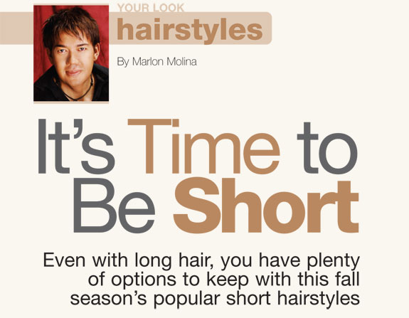 Hairstyles lead: It's Time to be Short