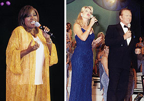 2002 eubanks james bob mrs gloria gaynor audience pageant international debbie wowed incomparable celebrity left her d02 pageantrymagazine features magazine
