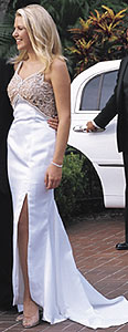 White Landa gown