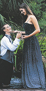 Black to Grey Je Matadi gown