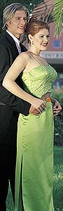 Landa green Prom dress