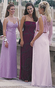 Tiffany Designs Prom Gown trio photo