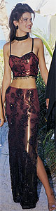 Je Matadi Burgundy 2pc prom dress