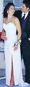 feisty-LeRaye white prom gown