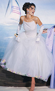 Fashion 1001 Nights White prom gown