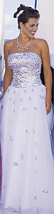 White Loralie Prom gown