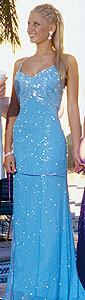 Blue Tiffany Designs gown