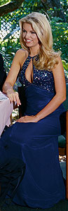 Blue Mystique prom gown