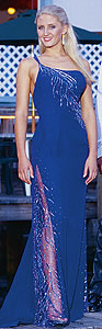 Blue Landa Prom gown