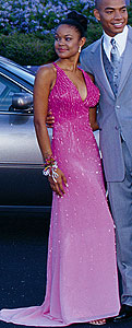 Pink Maria's Collection prom gown