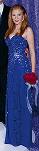 Blue Crown Collection prom gown