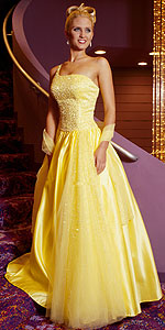 Yellow Mary's Evenings prom gown