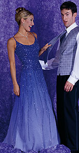 Blue Maria's Collection prom gown