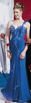 Claires blue gown