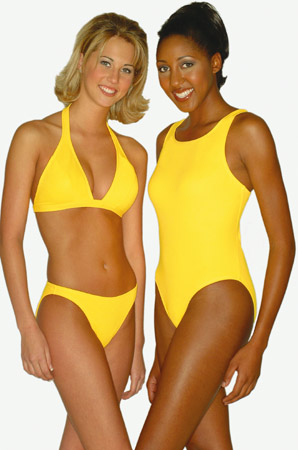 Peli yellow swimsuits