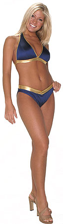 Winnwear Blue and Gold two-piece