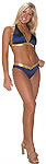 Winnwear Blue and Gold 2-piece