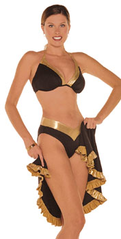 Winnwear Black/Gold Swimwear photo