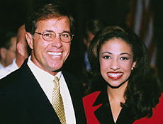 George Bauer and Erika Harold photo