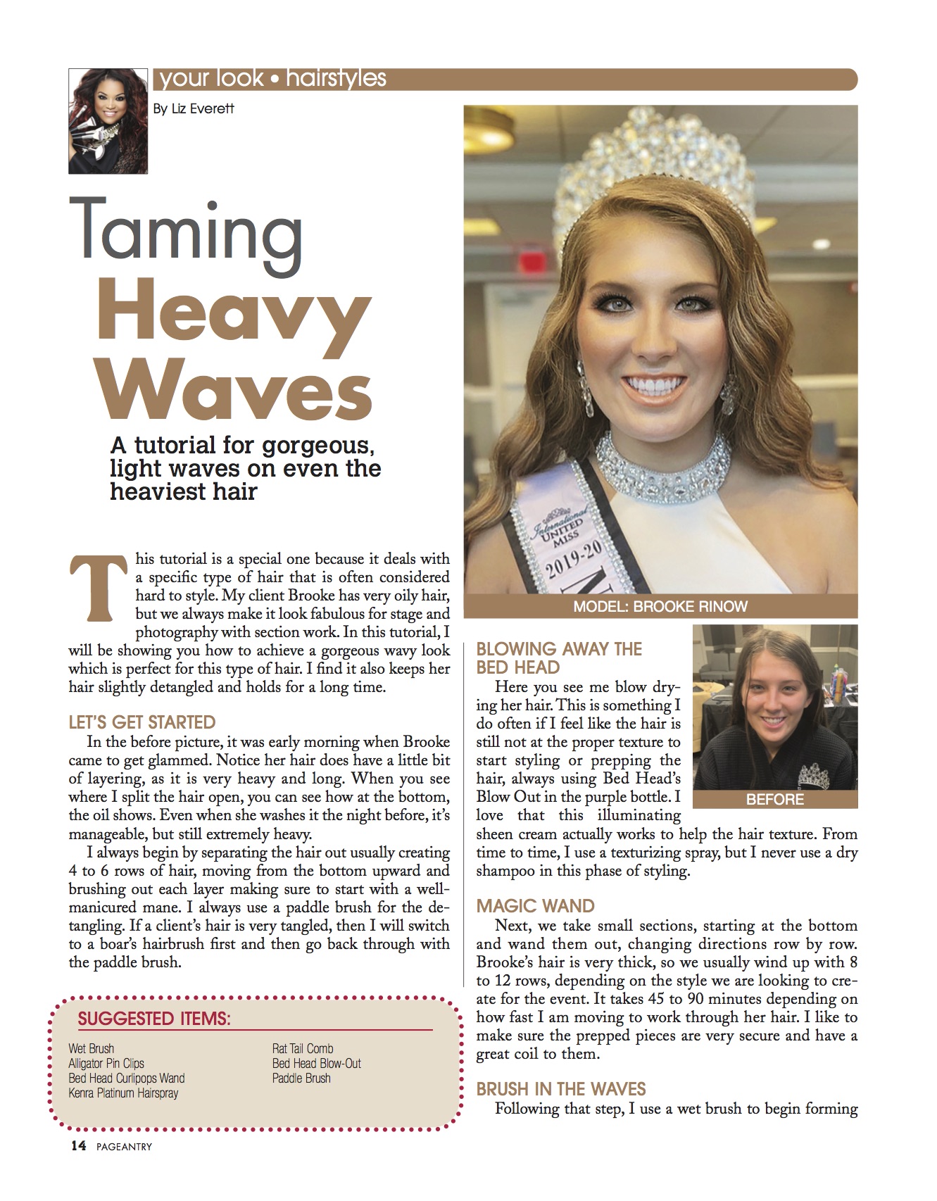 Taming Heavy Waves Pageantry Magazine