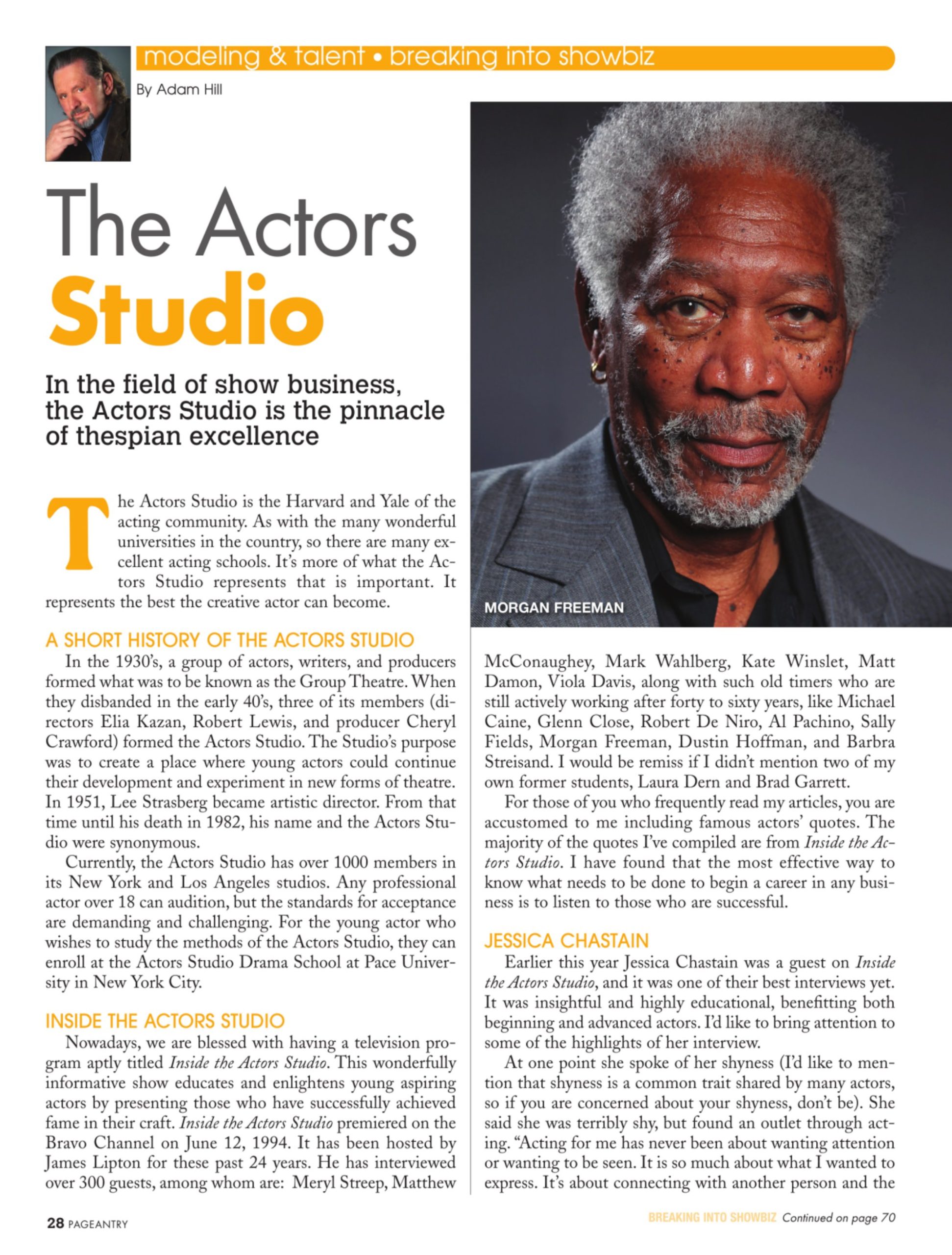 The Actors Studio - Pageantry Magazine